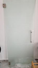 Glazen deur mat  +-2m  82cm × 8mm, Ophalen, Zo goed als nieuw