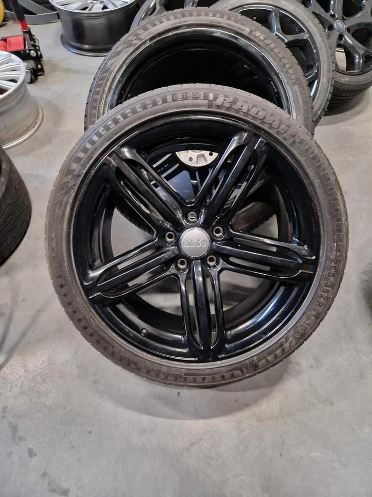 Mooie Audi Q7 S-Line velgen 21inch Schadevrij !!!, Autos : Pièces & Accessoires, Pneus & Jantes, Pneu(s), 21 pouces, Véhicule tout-terrain