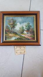 Peinture à l huile + certificat d authencite, Ophalen