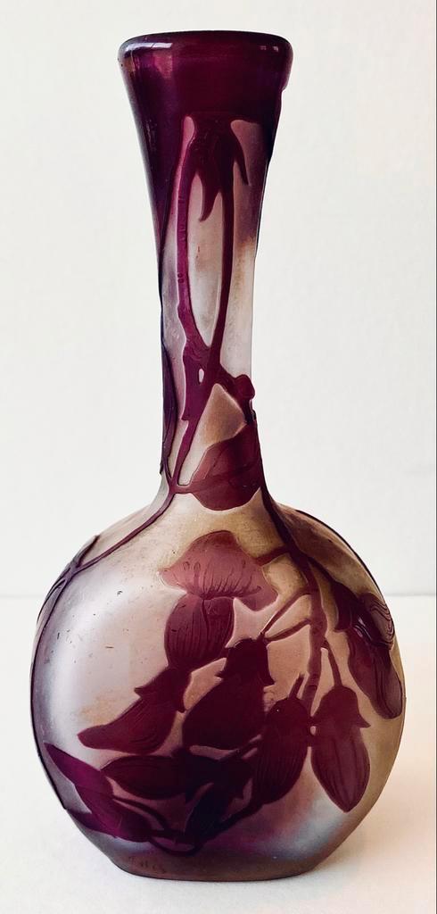 Soliflore vaas gallé 1900 - 1920, Antiek en Kunst, Antiek | Vazen, Ophalen of Verzenden