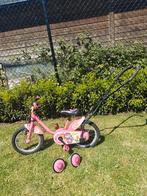 Roze b'Twin kinderfiets, Ophalen, Gebruikt, Duwstang