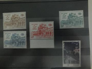 Spoorwegpostzegels postfris**TR400 tot 403 en TR 432