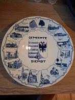 Groot bord delfts blauw, Ophalen