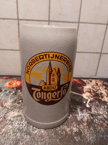 Chope à bière Tongerlo 1L, Enlèvement ou Envoi, Comme neuf, Chope(s), Autres marques