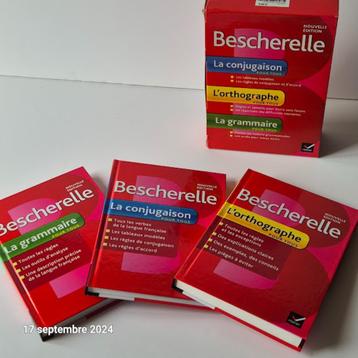 Lot de trois bescherelle : grammaire, conjugaison, orthograp