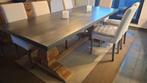 Table á manger, Ophalen, Zo goed als nieuw, Pin recyclé et metal, 8 stoelen of meer