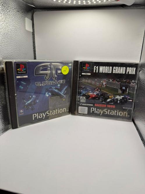 G-Police + F1 World Grand Prix - Sony Playstation 1 Lot, Games en Spelcomputers, Games | Sony PlayStation 1, Gebruikt, Avontuur en Actie