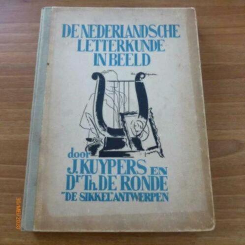 boek: Nederlandsche letterkunde in beeld-J. Kuypers & dr., Antiek en Kunst, Antiek | Boeken en Manuscripten, Verzenden