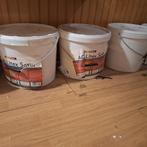 10 potten witte verf - gratis, Doe-het-zelf en Bouw, Verf, Beits en Lak, Verf, Wit, Zo goed als nieuw, Ophalen