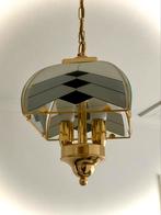 Decoratieve luster met speciaal glas, Huis en Inrichting, Lampen | Hanglampen, Ophalen, Zo goed als nieuw, Glas