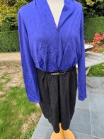 paars /zwart kleed XL, Kleding | Dames, Jurken, Zwart, Maat 46/48 (XL) of groter, Ophalen of Verzenden, Zo goed als nieuw