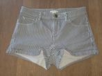 Zwart wit gestreepte katoenen short maat 34 NIEUW, Ophalen of Verzenden, Nieuw, Maat 34 (XS) of kleiner, Wit