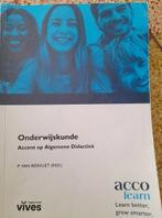 Onderwijskunde - accent op didactiek, Ophalen of Verzenden, Gelezen, Hogeschool, P. Van Biervliet