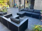 Zwart metaallook tuinset, Ophalen, Gebruikt, Inox, Tuinset