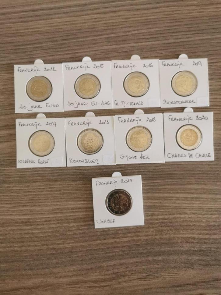 euromunten Frankrijk, Postzegels en Munten, Munten | Europa | Euromunten, Losse munt, 2 euro, Frankrijk, Ophalen