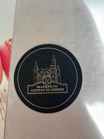 Bierviltje brasserie du château de Leignon beschikbaar voor biedingen