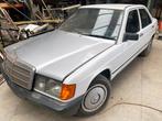 mercedes 190E 1985 - Eerste generatie, Auto's, Mercedes-Benz, 4 deurs, Zwart, 4 cilinders, Wit