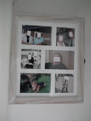 Sleutelkastje met frame voor 6 foto's (41 x 35 x 7 cm) beschikbaar voor biedingen
