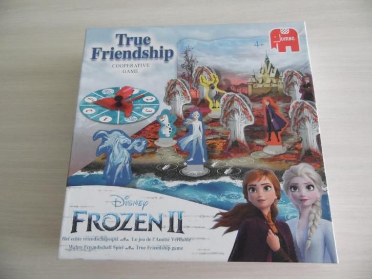 HET ECHTE VRIENDSCHAPSSPEL DISNEY FROZEN, Kinderen en Baby's, Speelgoed | Educatief en Creatief, Zo goed als nieuw, Ophalen of Verzenden