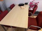3 Kantoortafels + 10 vergaderstoelen, Huis en Inrichting, Ophalen, Zo goed als nieuw