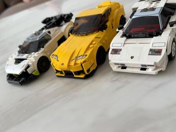 3x LEGO Speed Champions auto's – Supra, Jesko & Countach beschikbaar voor biedingen