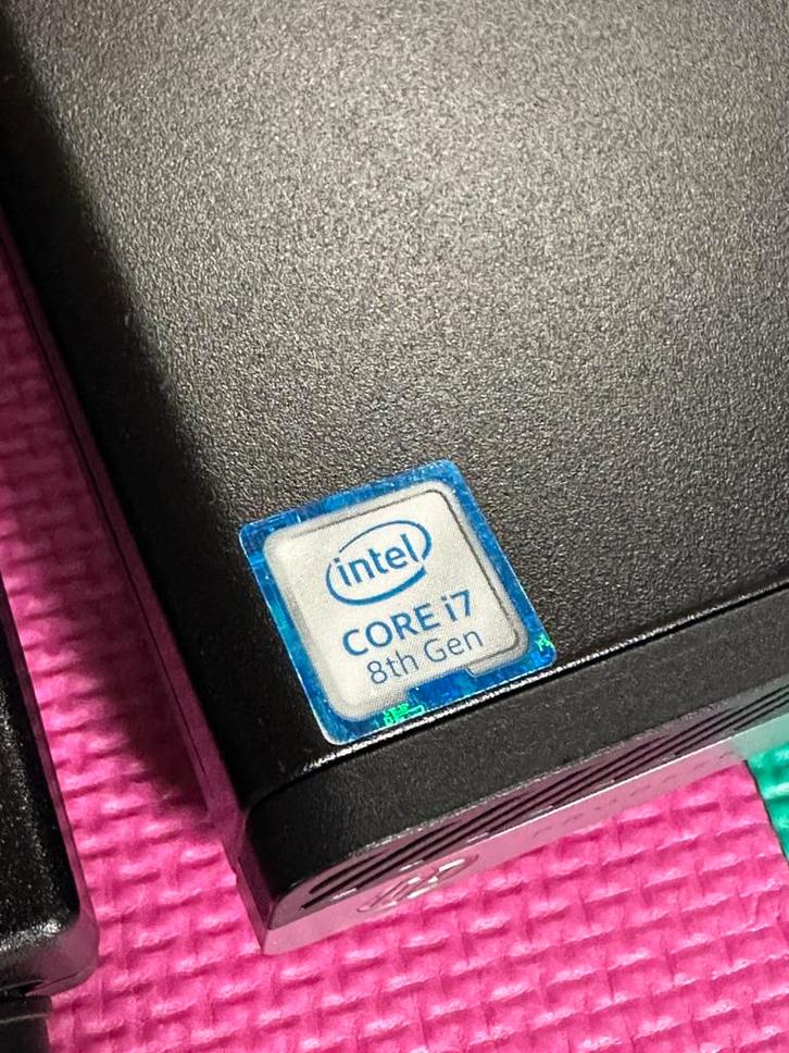 Kleine, stille, snelle Hp prodesk G3/ i7-8700T/16gb ram/512, Computers en Software, Desktop Pc's, Zo goed als nieuw, Ophalen