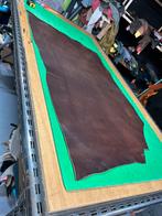 Cognac bruin tuigleer lappen 3-3,5 mm  soepel, Enlèvement ou Envoi, Comme neuf, Brun