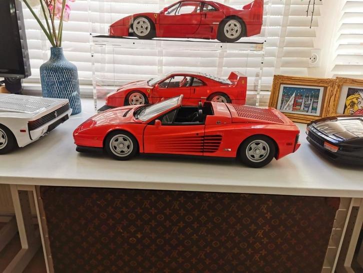 Ferrari Testarossa Pocher Rivarossi K54 1/8 Spider Sportster, Hobby en Vrije tijd, Modelauto's | 1:5 tot 1:12, Auto, 1:5 t/m 1:8