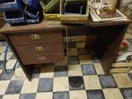 Oud bureel met boekenkast, Huis en Inrichting, Kasten | Boekenkasten, Ophalen, Gebruikt, 100 tot 150 cm, 100 tot 150 cm