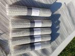 Tafelloper goud-zilver-crème - stof en voile -  UITVERKOOP, Ophalen of Verzenden, Nieuw