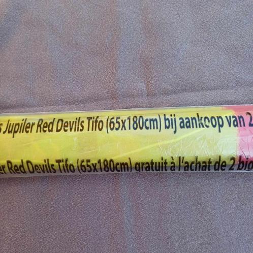 Grote vlag Van De Rode Duivels Tifo 180 x 65 cm zie, Verzamelen, Sportartikelen en Voetbal, Nieuw, Ophalen