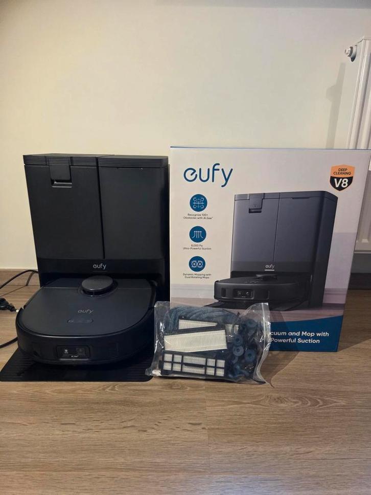 Eufy X10 Pro Omni robotstofzuiger met dweilfunctie, Elektronische apparatuur, Stofzuigers, Zo goed als nieuw, Robotstofzuiger