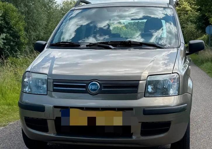 Fiat panda, Auto's, Fiat, Particulier, Panda, Benzine, Euro 4, 4 deurs, Handgeschakeld, Bruin, Zwart, Stof, Ophalen