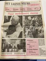 Krant Hln 18/05/85 : Paus, Ceulemans, Baekelandt, Piet Piete, Verzamelen, Krant, Ophalen of Verzenden, 1980 tot heden