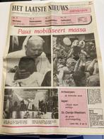 Krant Hln 18/05/85 : Paus, Ceulemans, Baekelandt, Piet Piete, Verzamelen, Ophalen of Verzenden, 1980 tot heden, Krant