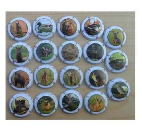 Champagne capsules - Generieken Animaux d'Europe (GC 219), Verzamelen, Complete verzamelingen en Collecties, Verzenden