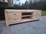 Tv meubel uit massief iepenhout. Geluchtgomd., Huis en Inrichting, Ophalen of Verzenden, Zo goed als nieuw