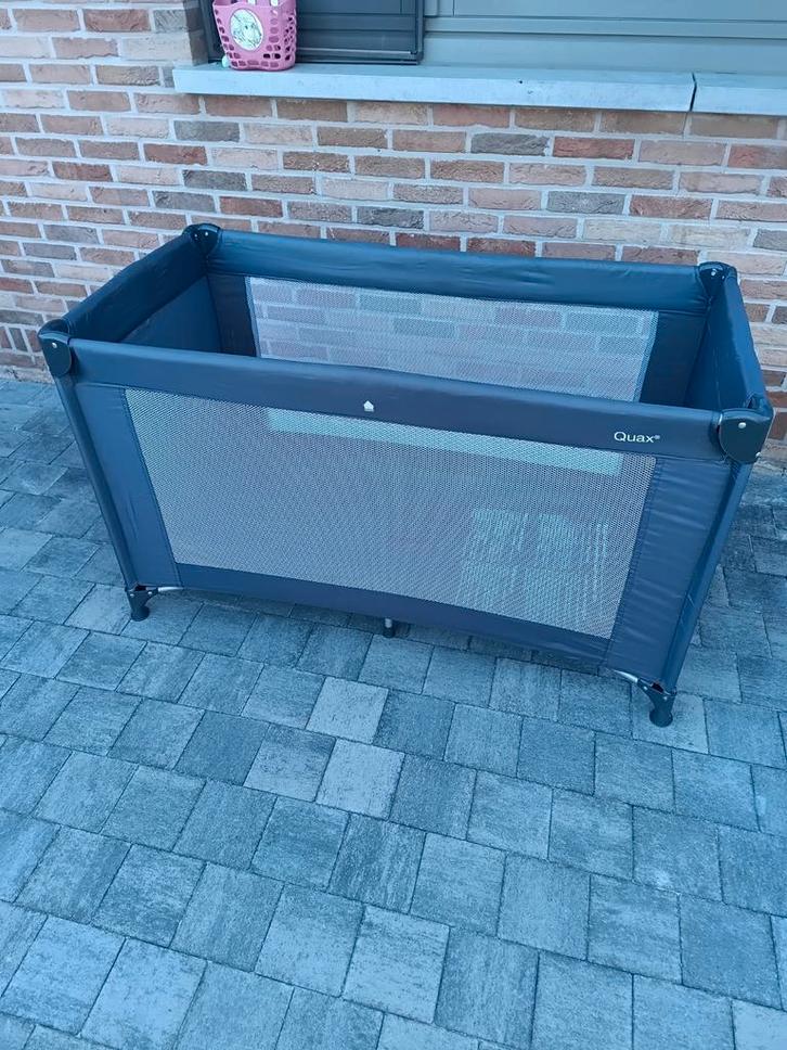 Reisbedje + matras en hoeslaken 160x60, Kinderen en Baby's, Babywiegjes en Ledikanten, Zo goed als nieuw, Reisbedje, Ophalen