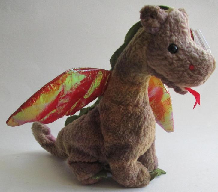 BEANIE BABIE’S: 14 -1998- SCORCH-DRAGON / DRAAK - EXCELLENT, Verzamelen, Complete verzamelingen en Collecties, Verzenden