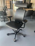 HAG Creed 6006 Plus Ergonomische zwart Leder 4D armleuningen, Ophalen, Nieuw, Zwart, Bureaustoel