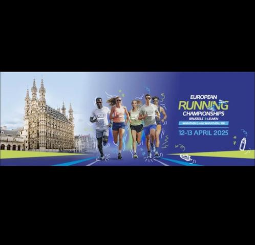 Ticket halve marathon European Running Championship, Tickets en Kaartjes, Evenementen en Festivals, Eén persoon