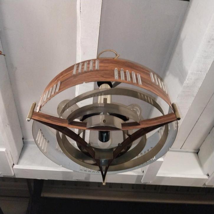 Bijzondere vintage hanglamp uit de jaren 60/70, Antiek en Kunst, Antiek | Verlichting, Ophalen