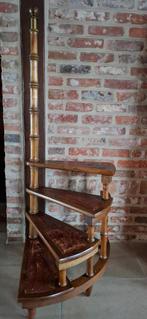 Escaliers/escable/échelle de bibliothèque en bois vintage, Enlèvement