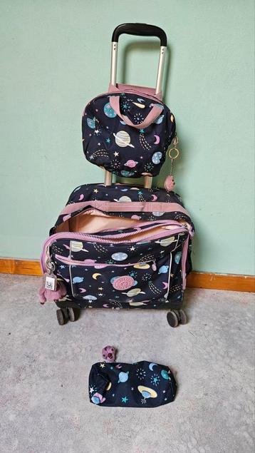 Cartable kippling à roulettes, Enlèvement ou Envoi, Utilisé