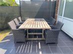 6 stevige wicker tuinstoelen te koop met kussens, Tuin en Terras, Tuinstoelen, Ophalen, Wicker