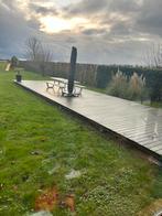 Hard hout terras planken Vlonderplank Azobé n, Tuin en Terras, Zo goed als nieuw, Hout, 200 cm of meer, Ophalen