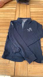 Polo d’équitation longues manches, Gedragen, Blauw, Overige maten