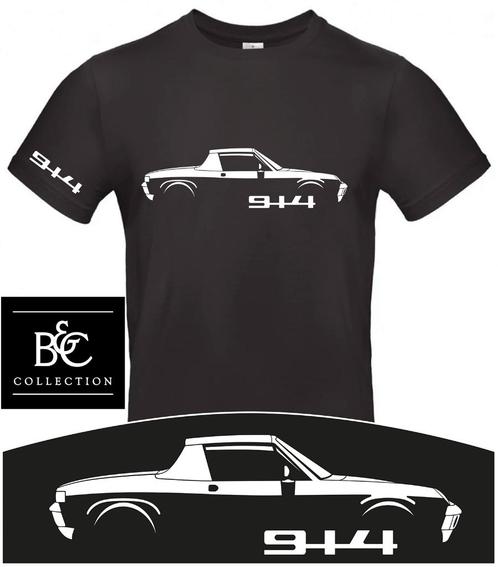 Porsche 914 Silhouette S T-shirt - XXL, Auto diversen, Overige Auto diversen, Verzenden