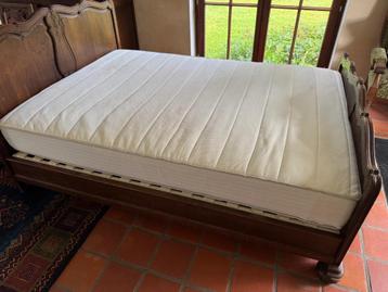 lit, lit double, Queen size, 140 cm, Brun, Enlèvement
