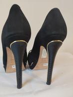 754B* COSMOPARIS sexy volledig leren zwarte pumps (40), Nieuw, Cosmoparis, Zwart, Pumps